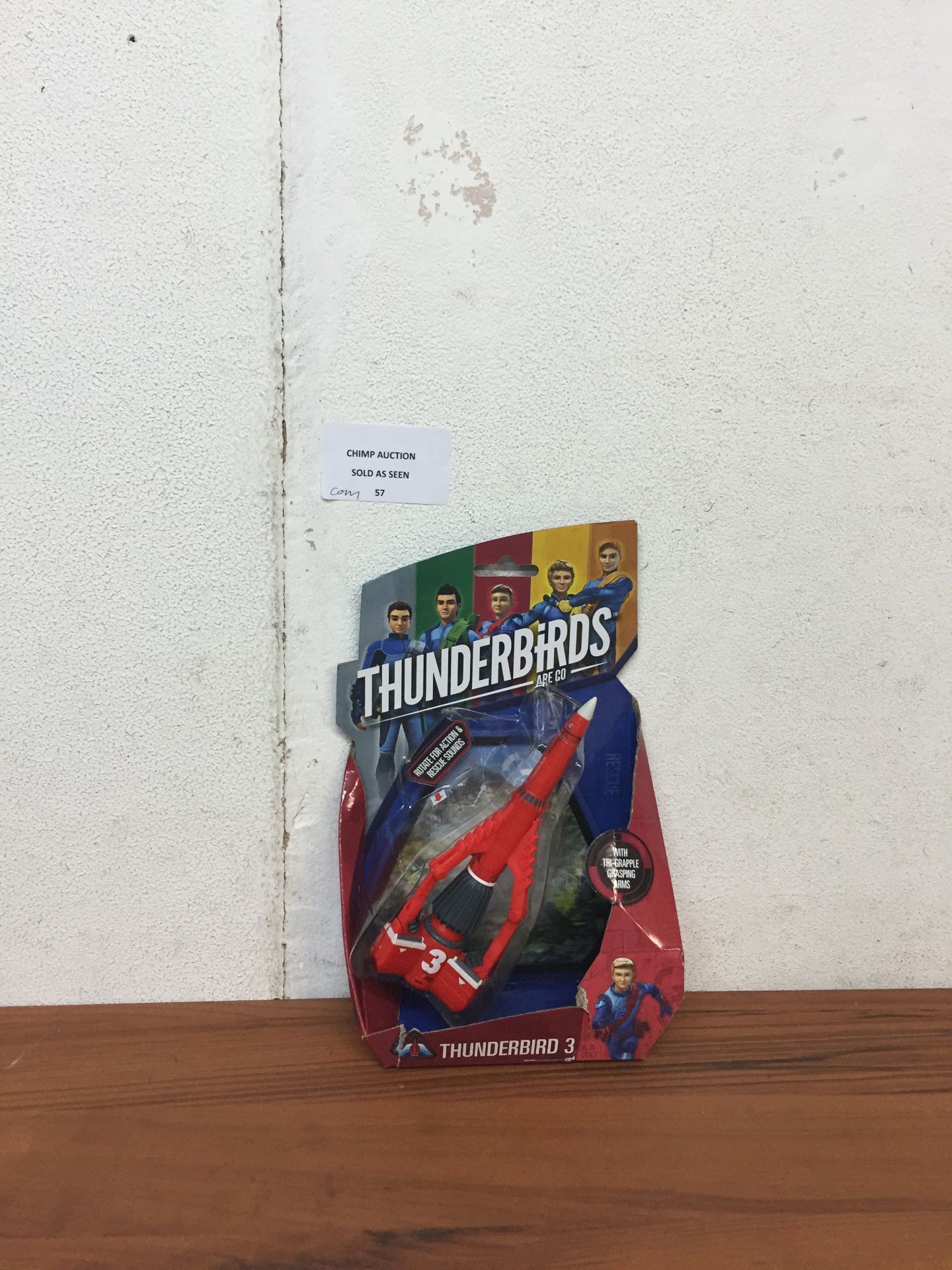 BOXED Thunderbird 3 Vehicle WITH ACTION & RESCUE SOUNDS RRP £14.99 CHANGE OF MIND