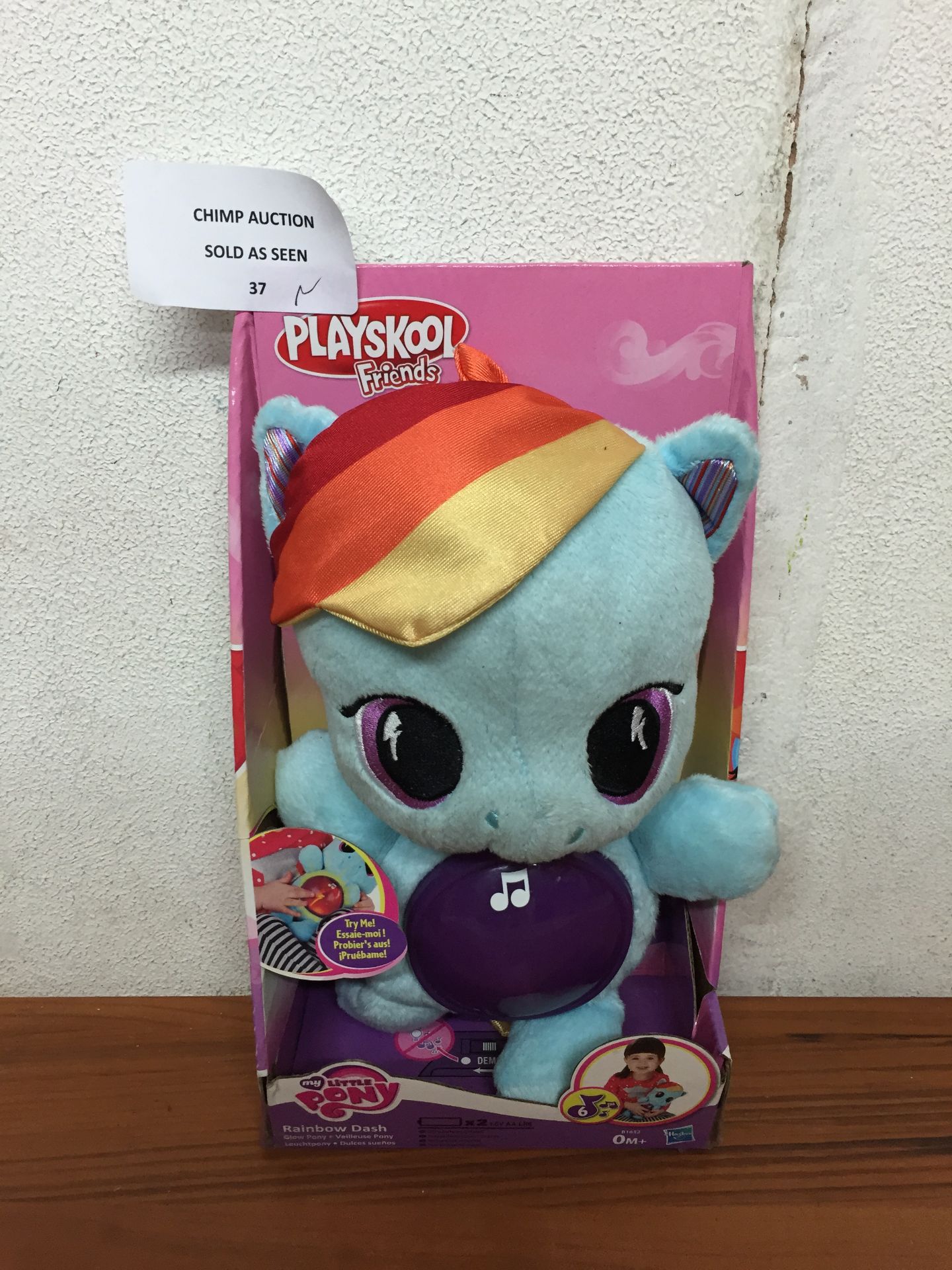 BRAND NEW Playskool My Little Pony Rainbow Dash Glow Pony RRP £24.99