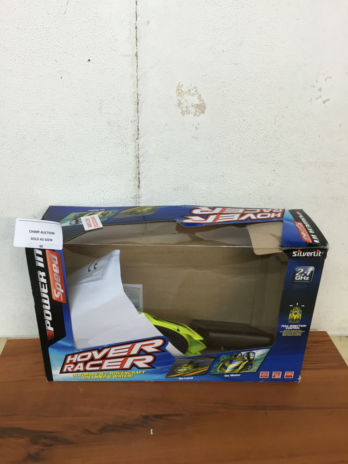 BOXED SILVERLIT R/C HOVER RACER RRP £69.99/ UNTESTED