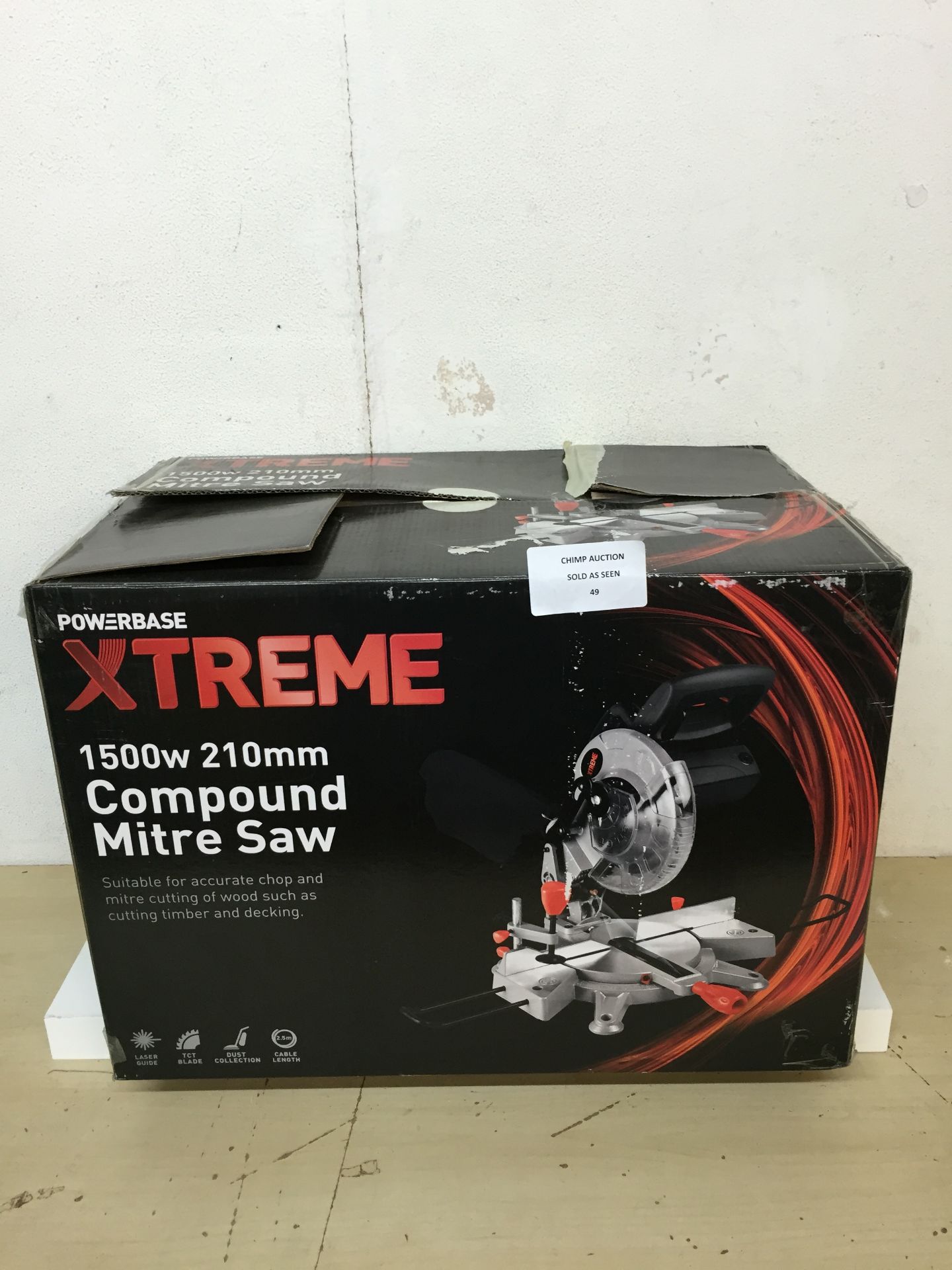 Xtreme 1500W 210mm Mitre Saw RRP £69.99/ UNTESTED