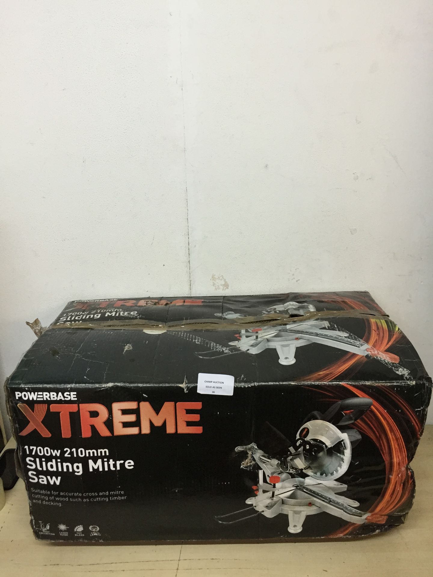 Xtreme 1700W 210mm Sliding Mitre Saw with Laser RRP £99.99/ UNTESTED