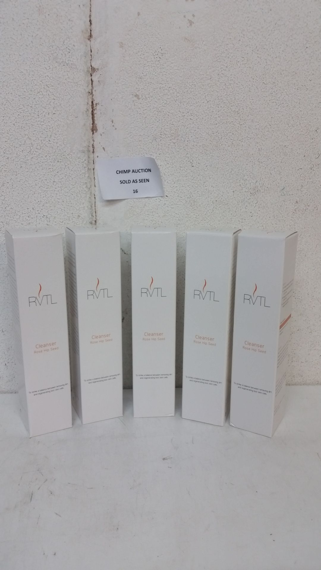 5X BRAND NEW RVTL ROSE HIP SEED SKIN CLEANSER RRP VALUE £100/