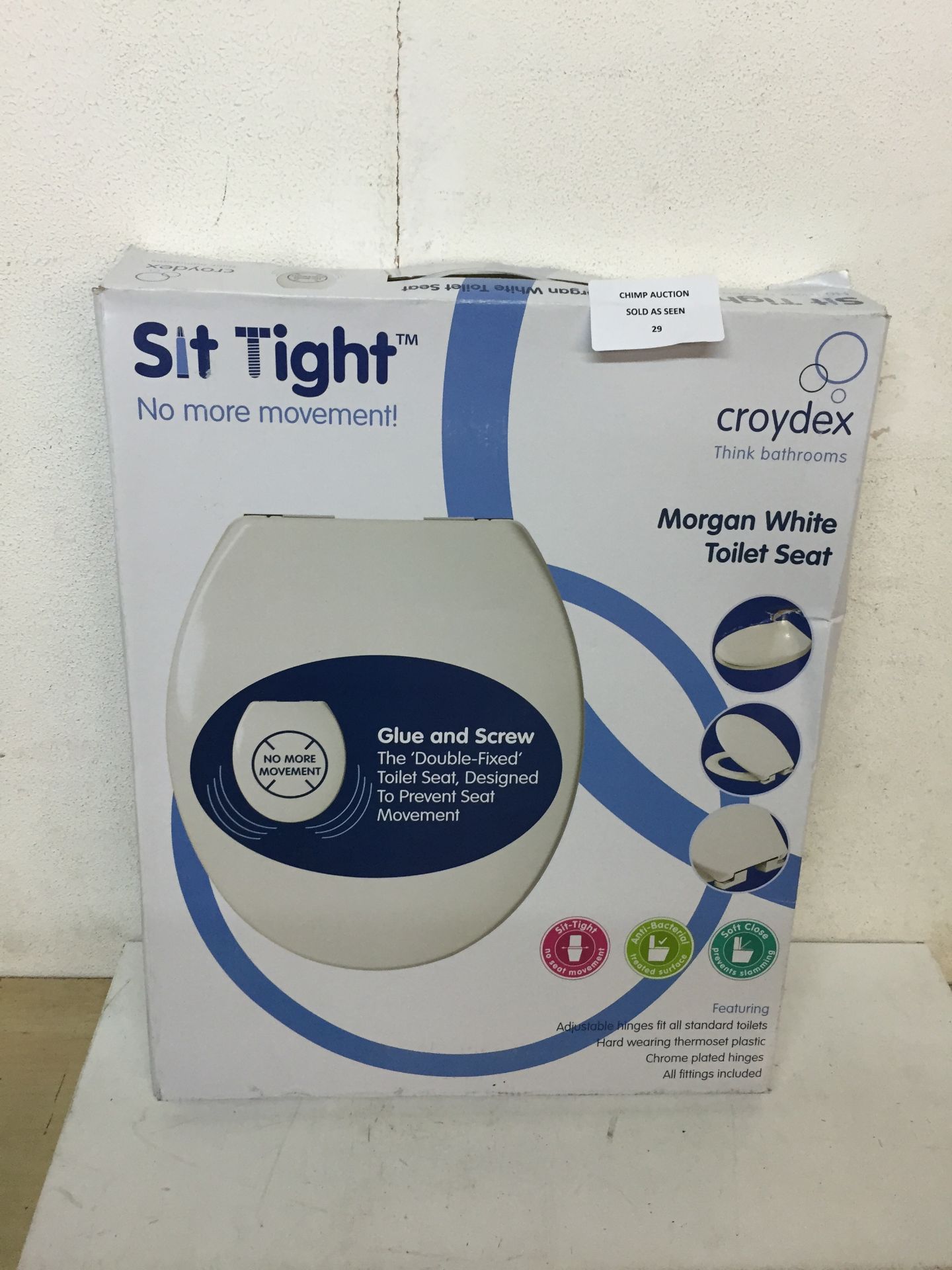 BOXED TOILET SEAT/ RRP £39.99/ UNTESTED