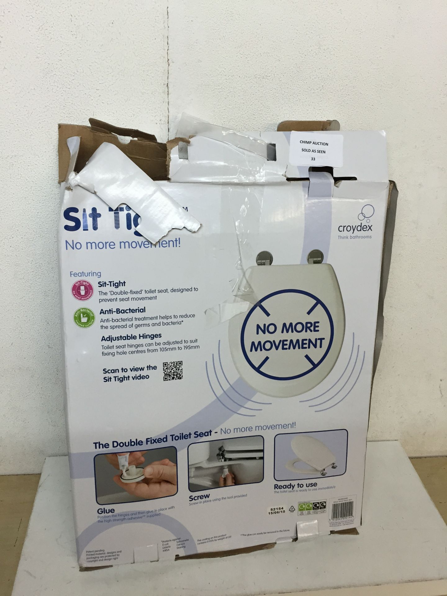 BOXED TOILET SEAT/ RRP £39.99/ UNTESTED