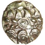 Bishop's Wreath. c.55-45 BC. Celtic gold quarter stater. 12mm. 1.09g.