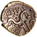 Eisu Tree. c.AD 20-43? Celtic gold stater. 17-19mm. 5.41g.