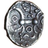 Six Spoked Pellet Ring. c.30-1 BC. Celtic silver unit. 10-12mm. 0.99g.