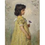 Sir John Everett Millais, P.R.A., R.W.S. (1829-1896)
Pensive
signed with monogram and dated '