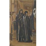 Sir Edward Coley Burne-Jones, Bt., A.R.A., R.W.S. (1833-1898)
The Wizard
black and white chalk,