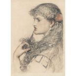 Anthony Frederick Augustus Sandys, A.R.A. (1829-1904)
Proud Maisie
pencil and coloured chalk on