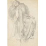 Dante Gabriel Rossetti (1828-1882)
Study of a girl for 'The Return of Tibullus to Delia'