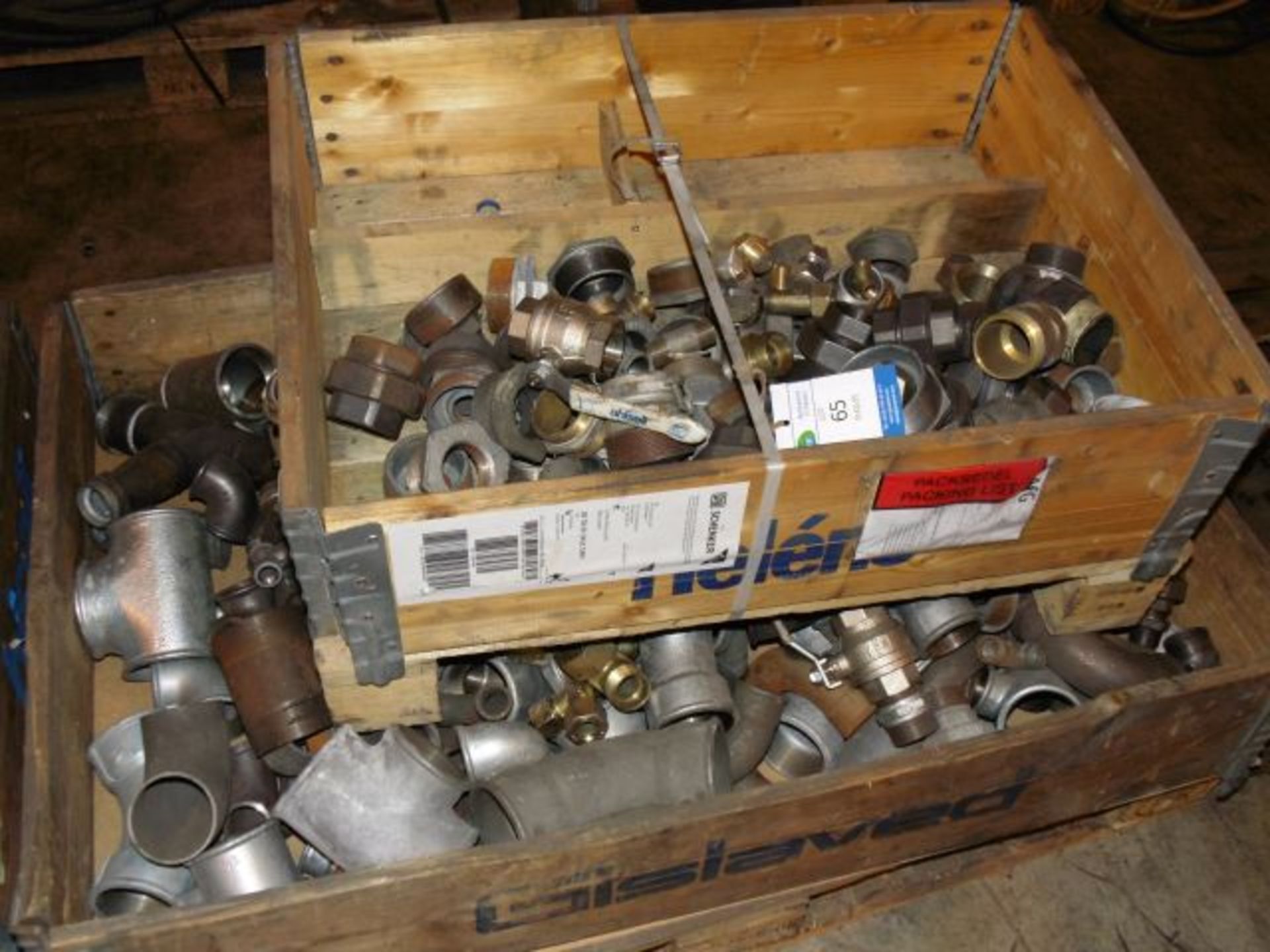 * Qty of assorted Pipe Fittings. Loaded onto Buyer's Transport