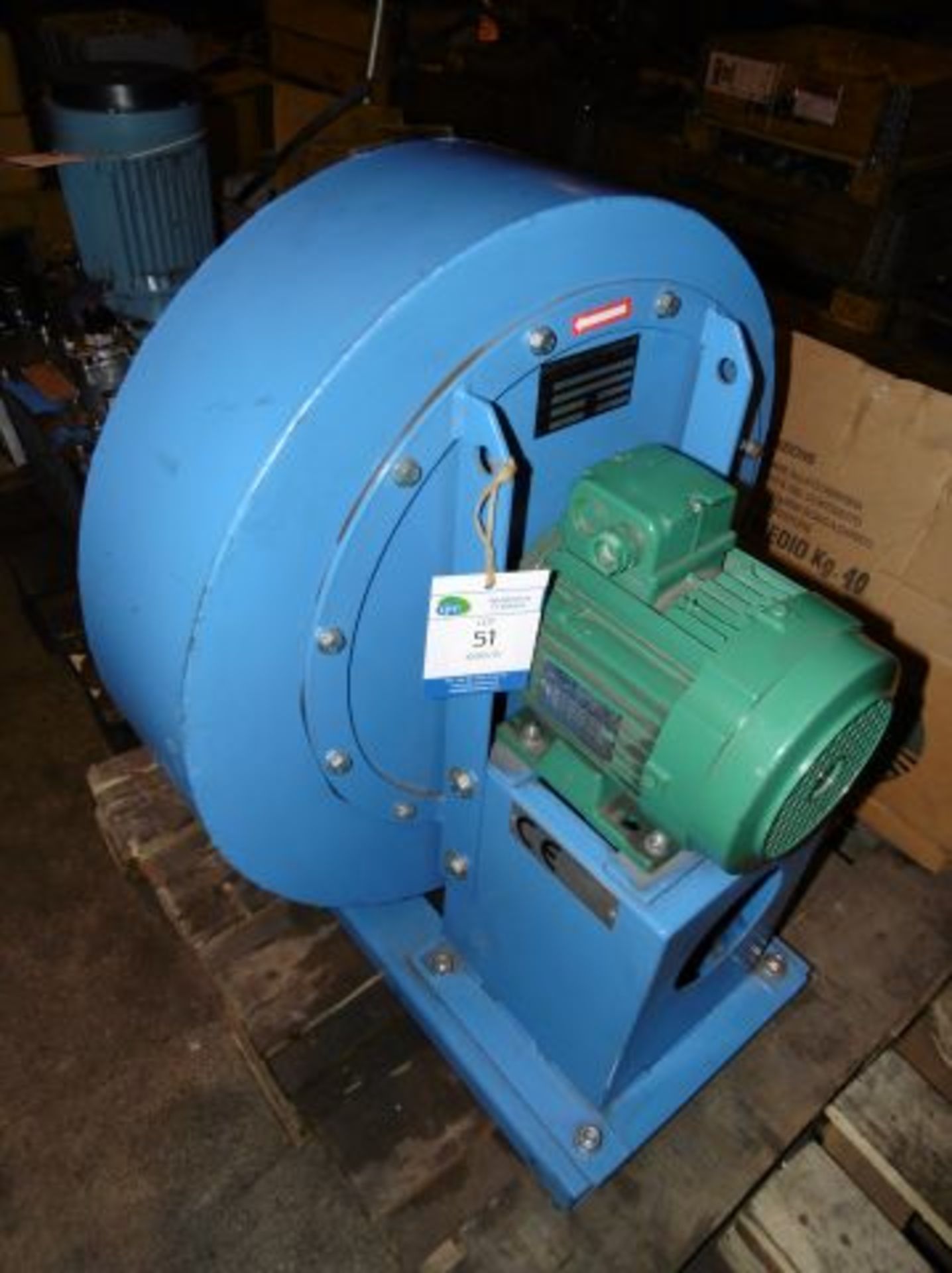 * Electrofläkt type MDB20-I-VI Fan Unit; 1800M³/H; 2830 R/Min with Leroy Somer 2.2kw 3 Phase