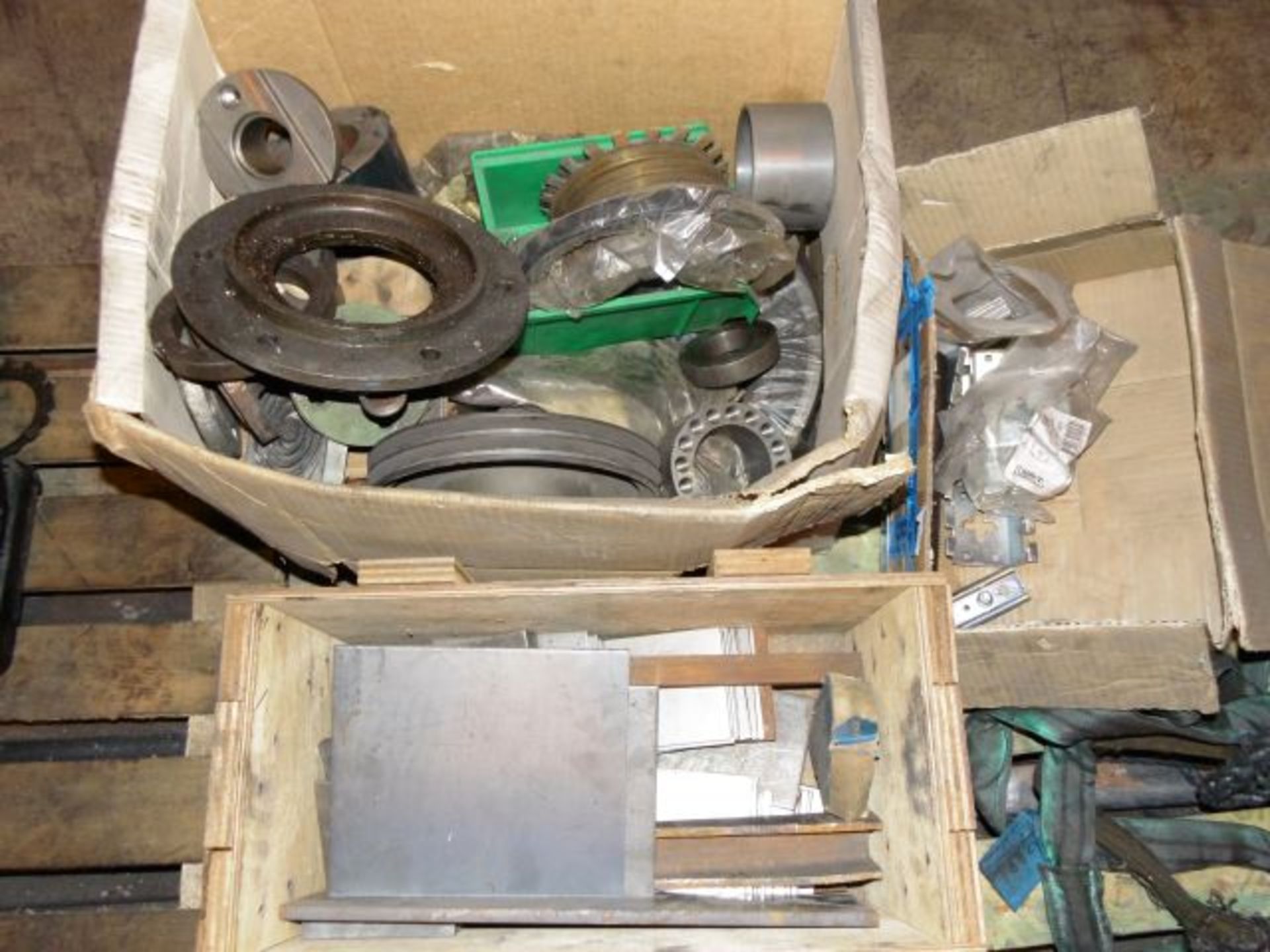 * Pallet of assorted Spares including Flanges, Cuplings, Plates etc. Loaded onto Buyer's Transport