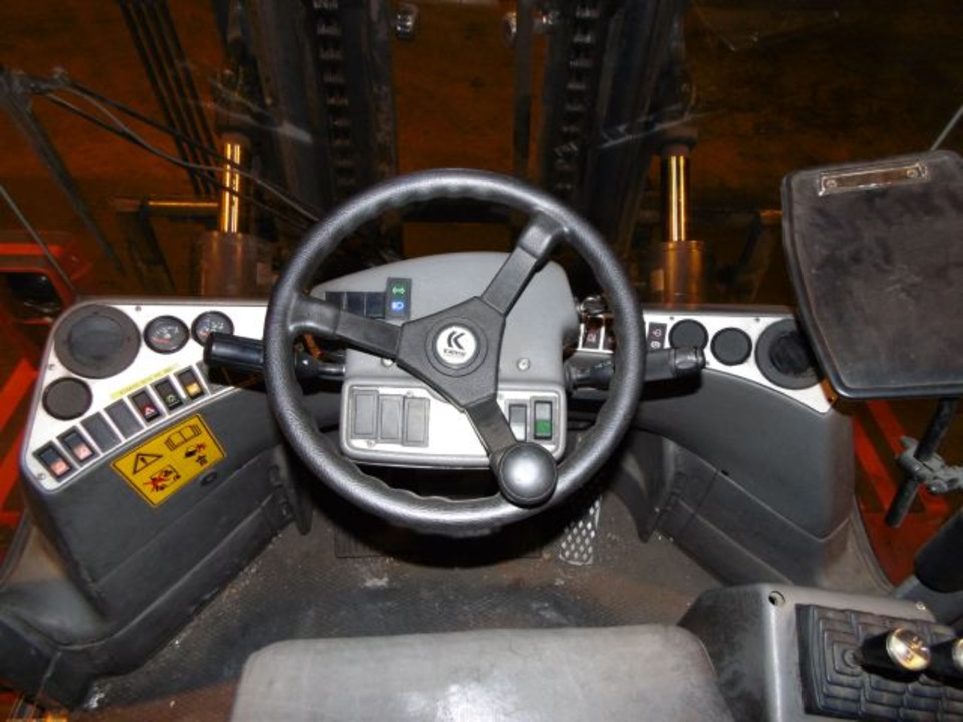 * 2002 Kalmar Model DCD 120-12 12 Tonne Diesel Forklift Truck; Max Lift Height 5000mm; Weight - Image 10 of 12
