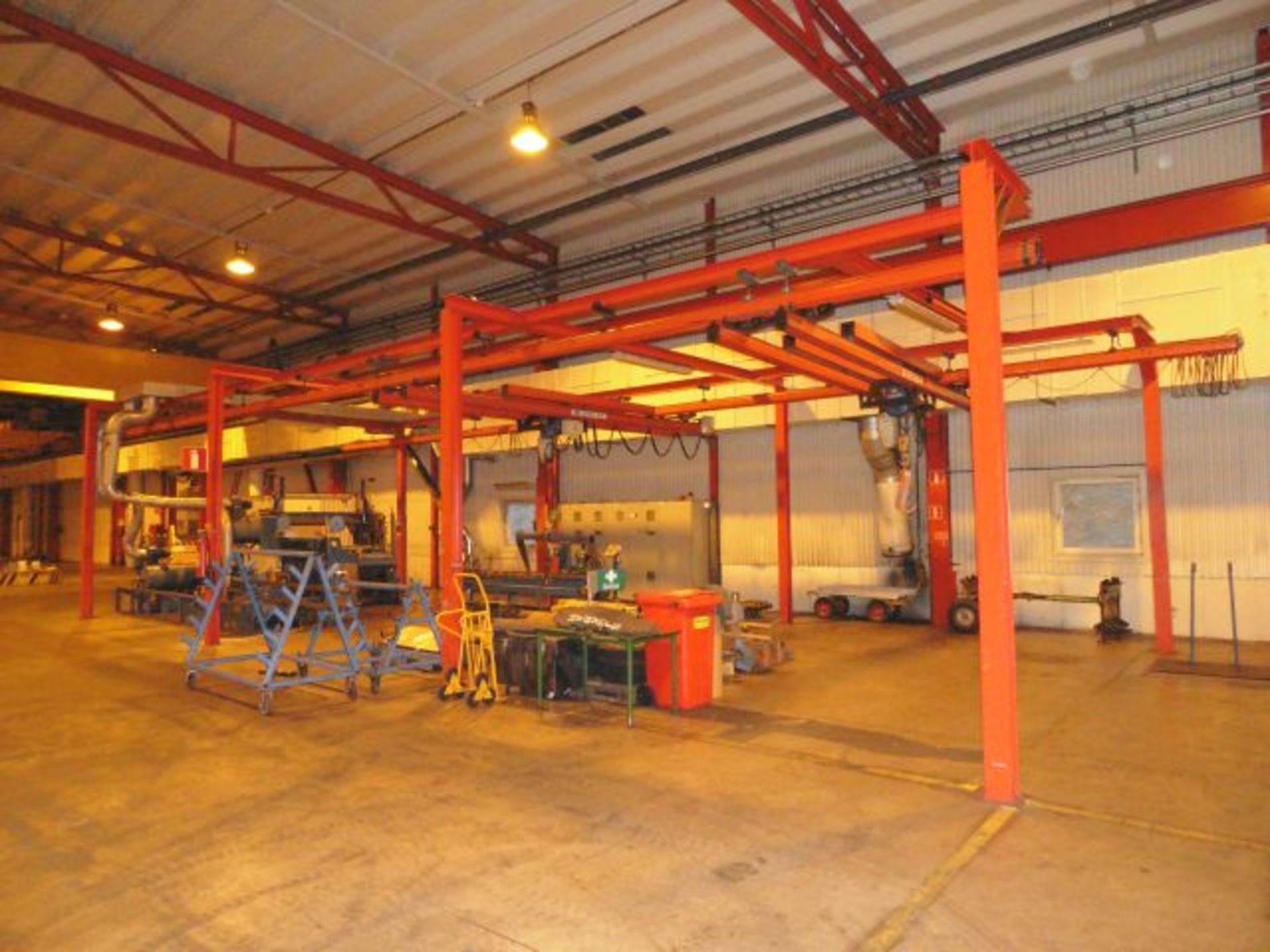 * RSJ Gantry with 2 x 2000kg KONE Pendant Operated Hoists.  Click here to view more information on