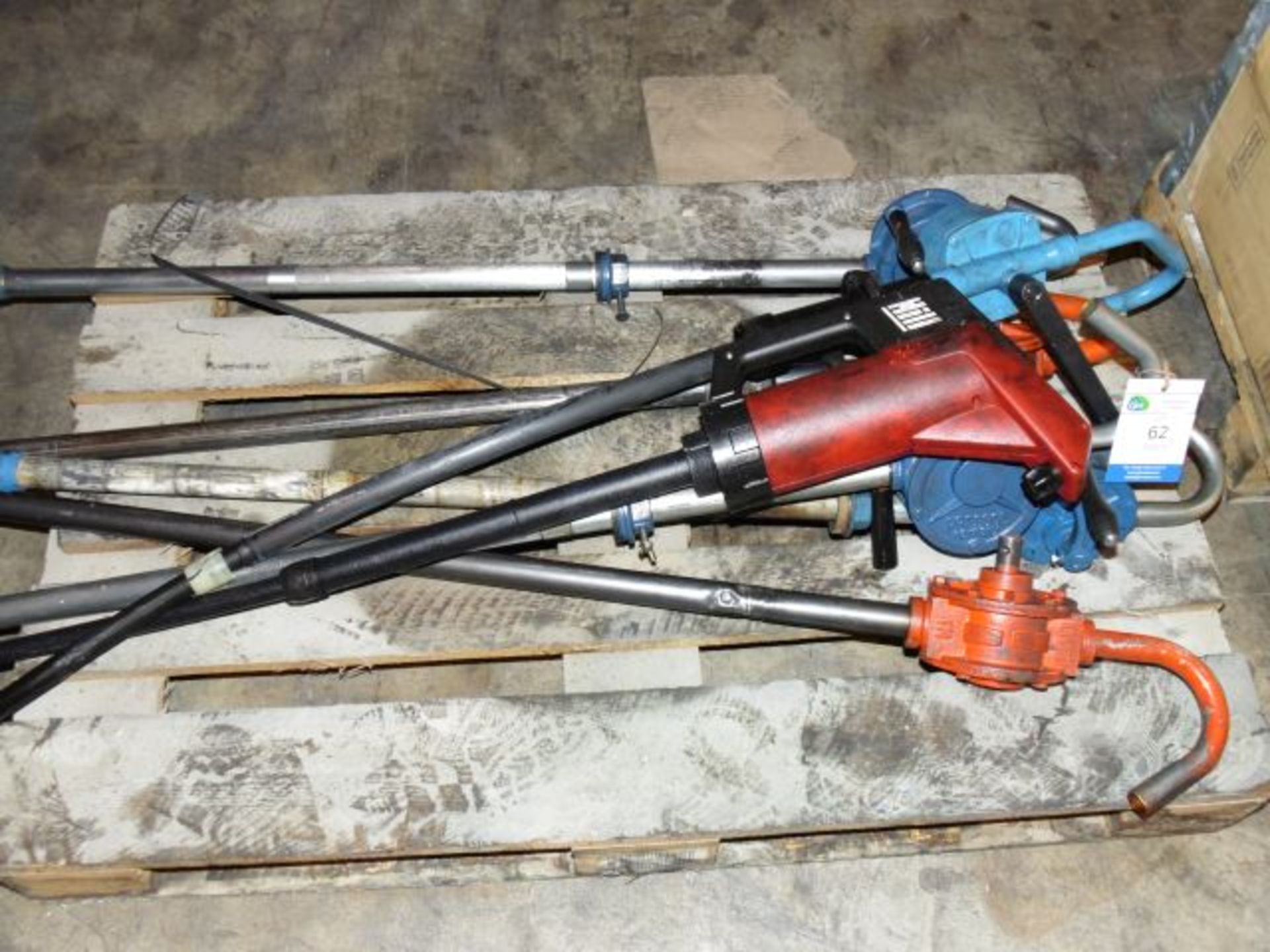 * 7 x Various Barrel Pumps. Loaded onto Buyer's Transport.