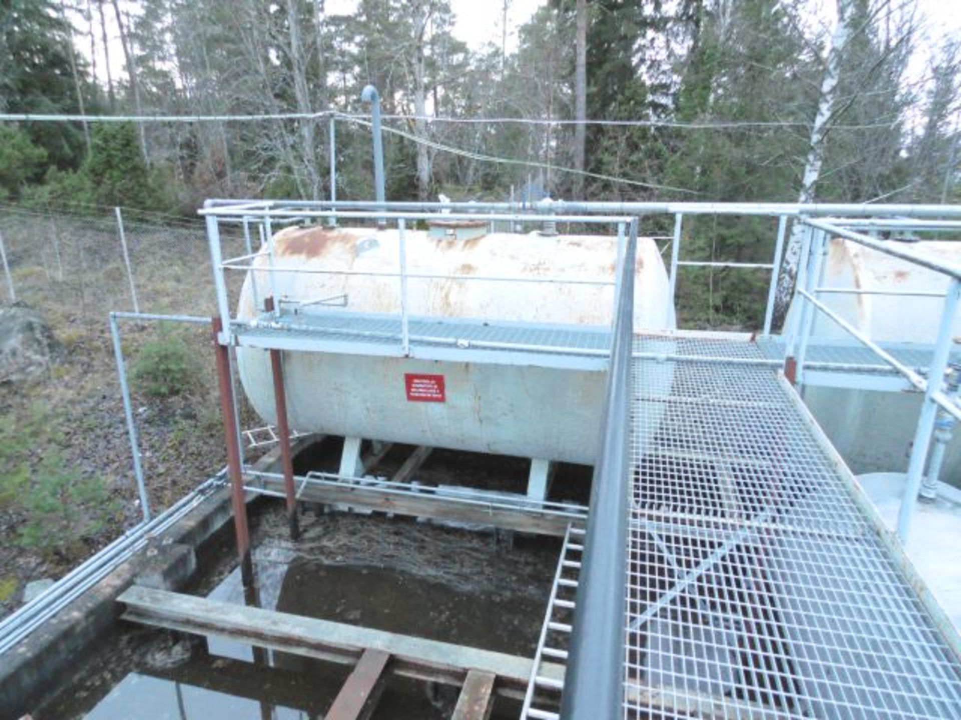 * Oil Tank Farm comprising 8 x Horizontal Tanks & all associated Steel Gantrys/Walkways; AGB 20, - Image 3 of 16