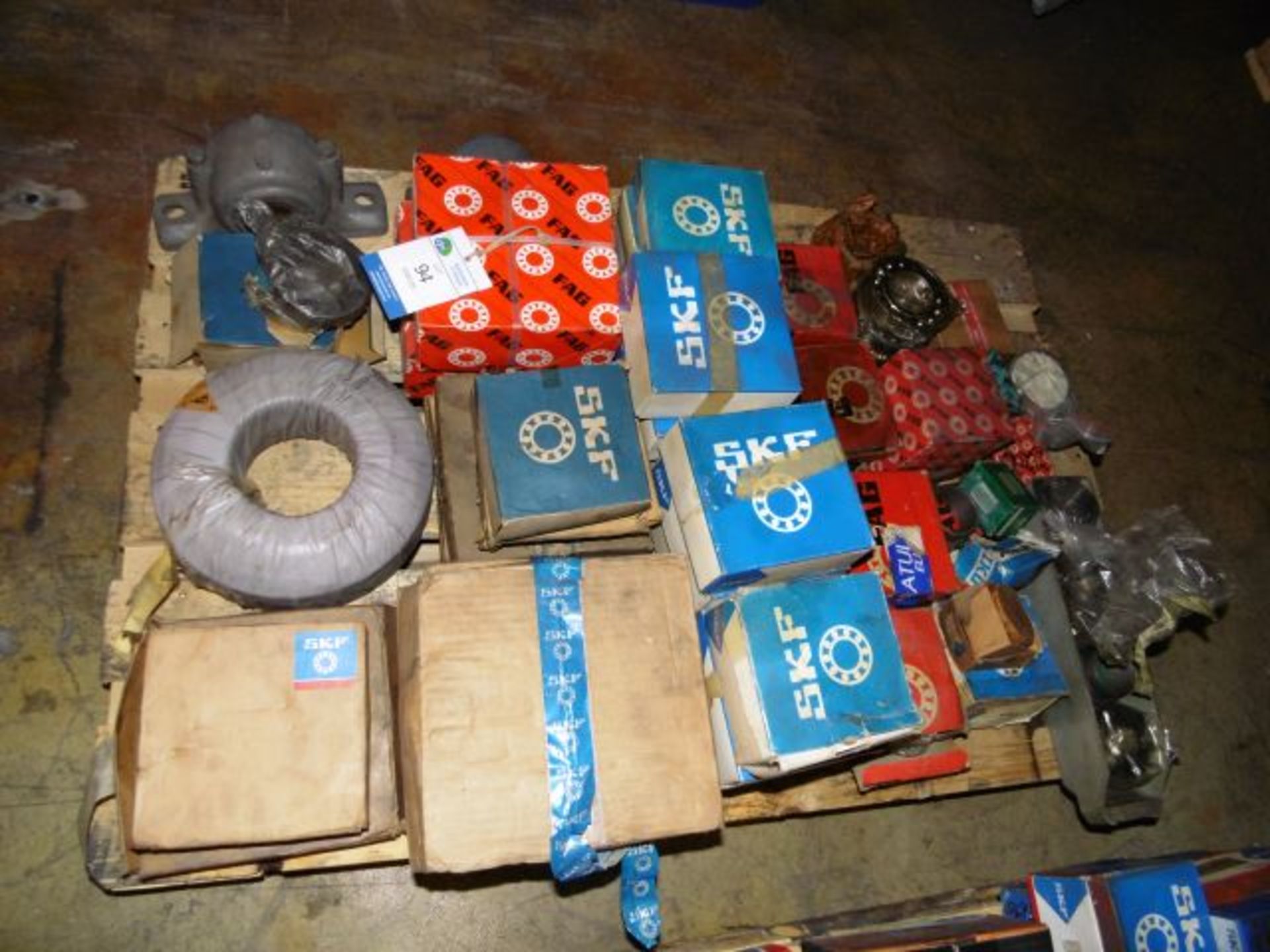 * Qty of SKF, FAG & other Bearings etc. Loaded onto Buyer's Transport