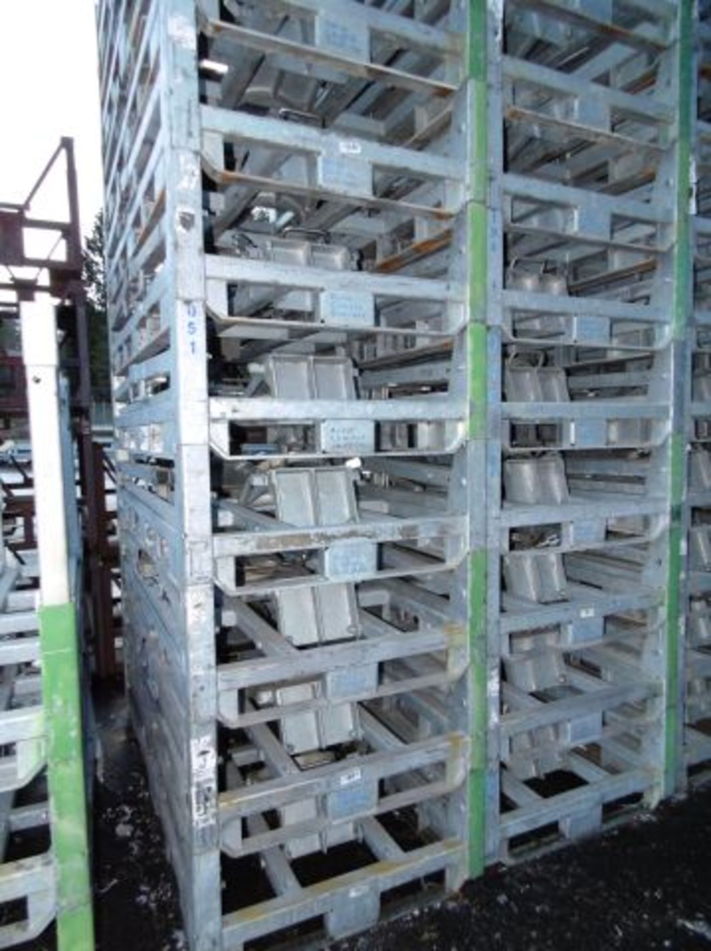 * 20 x Folding/Stackable Galvanised Steel Stillages; each 1950 x 1000mm. Loaded onto Buyer's - Image 2 of 2