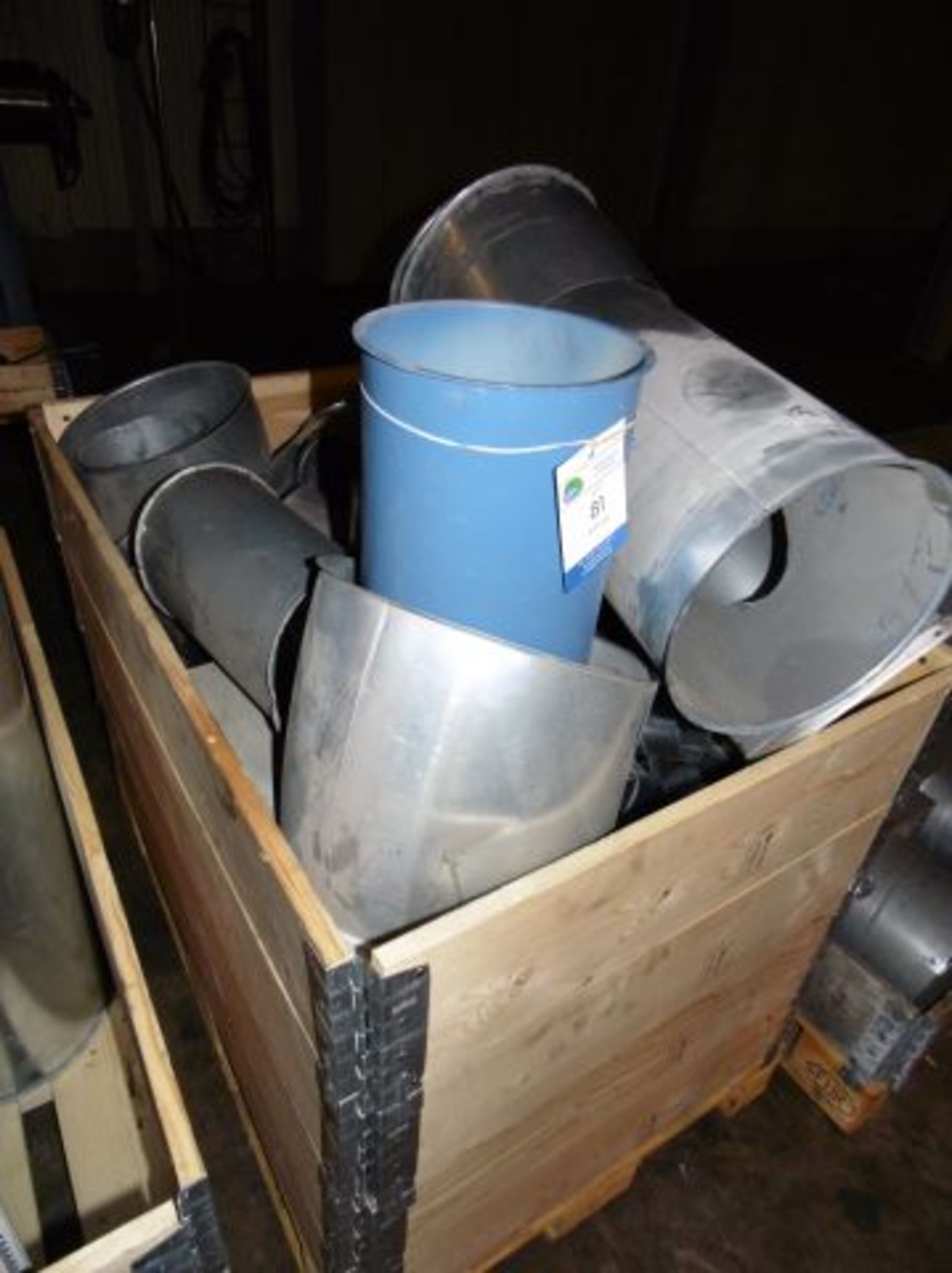 * Stillage of Steel Extraction Ducting Bends, Junctions etc. Loaded onto Buyer's Transport