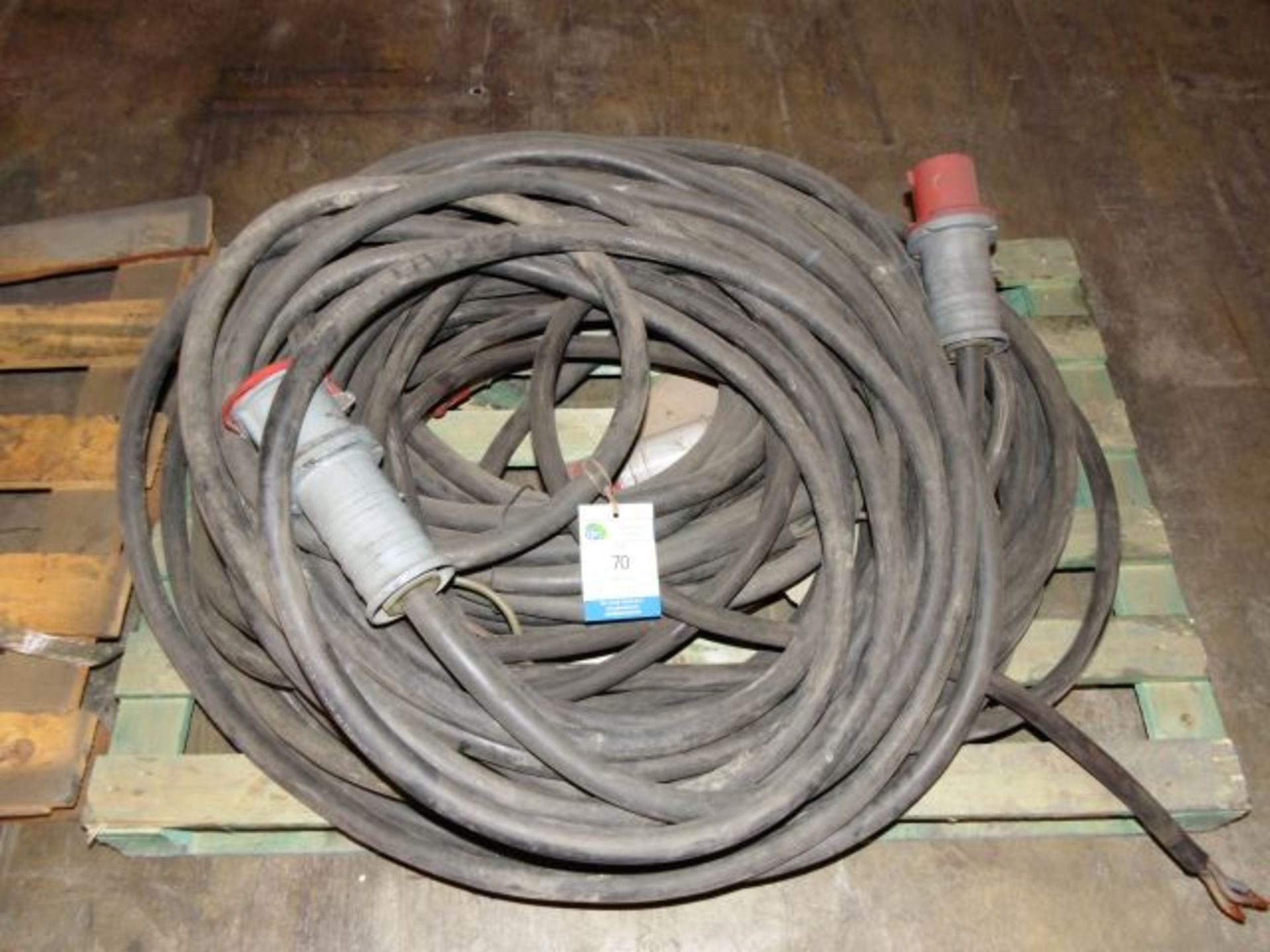 * Pallet of 3 Phase Power Cables. Loaded onto Buyer's Transport.