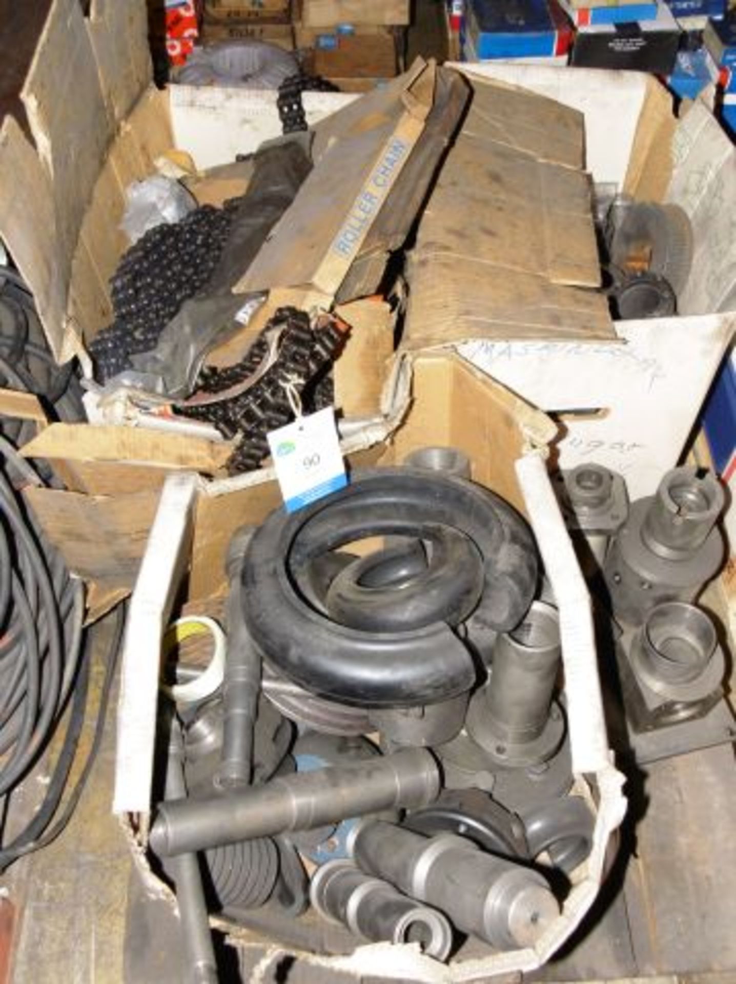 * Pallet of assorted Spares including Drive Chain, Filters etc. Loaded onto Buyer's Transport