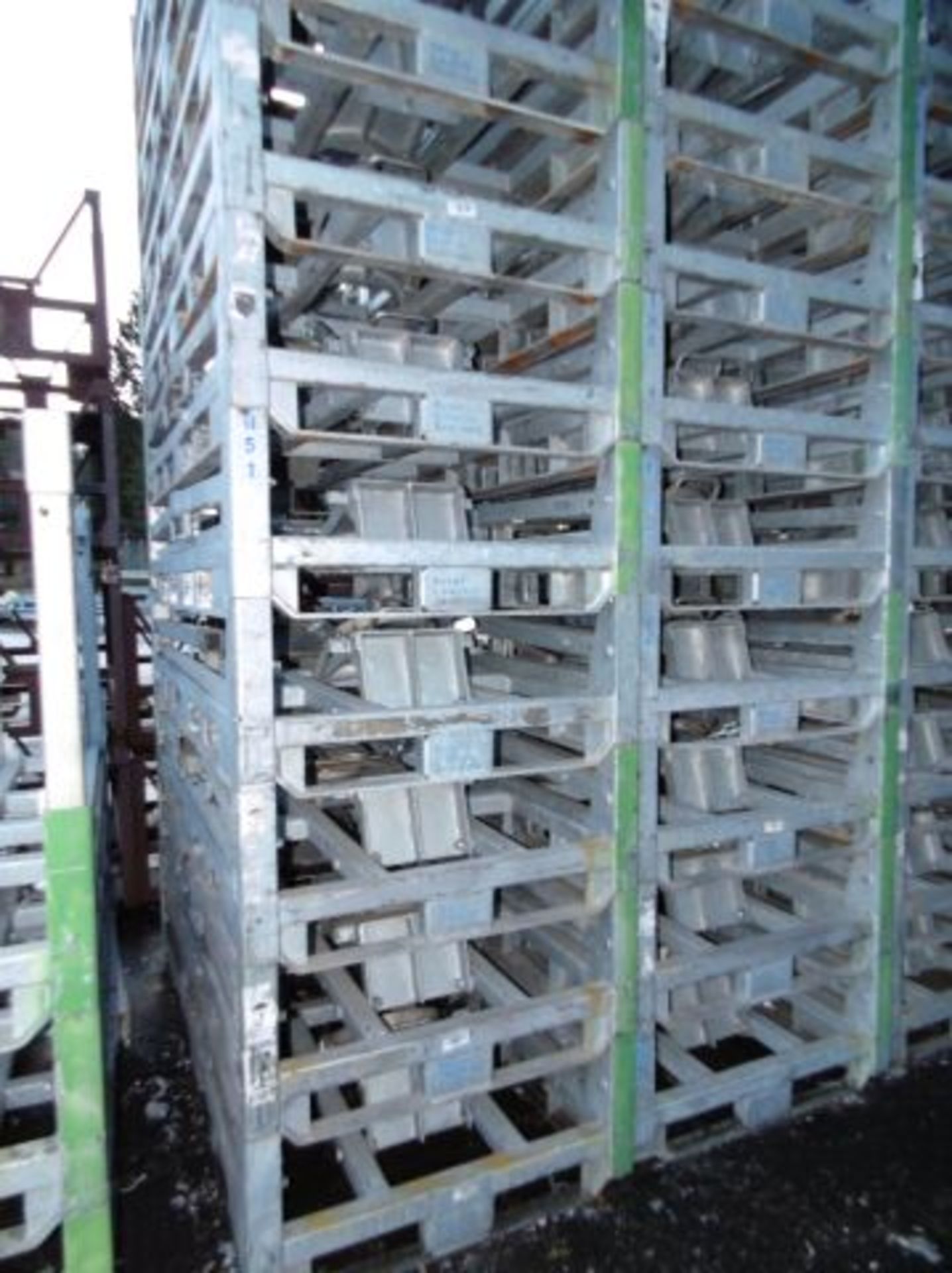 * 20 x Folding/Stackable Galvanised Steel Stillages; each 1950 x 1000mm. Loaded onto Buyer's - Image 2 of 2