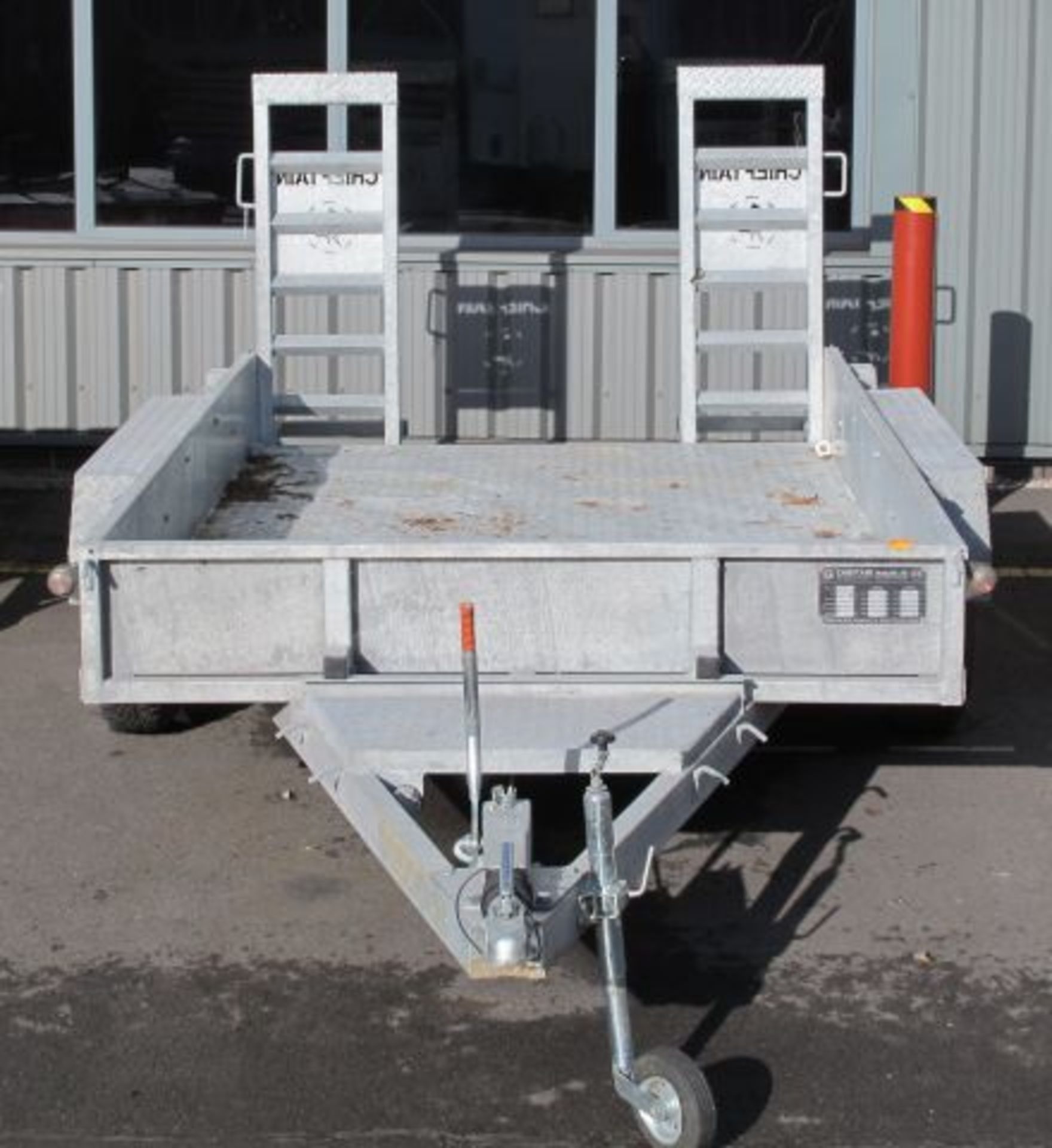 * 2005 Chieftain 3500KG Twin Axle Galvanised Plant Trailer; size 3100mm x 1860mm; Serial No PT1053 - Image 2 of 3