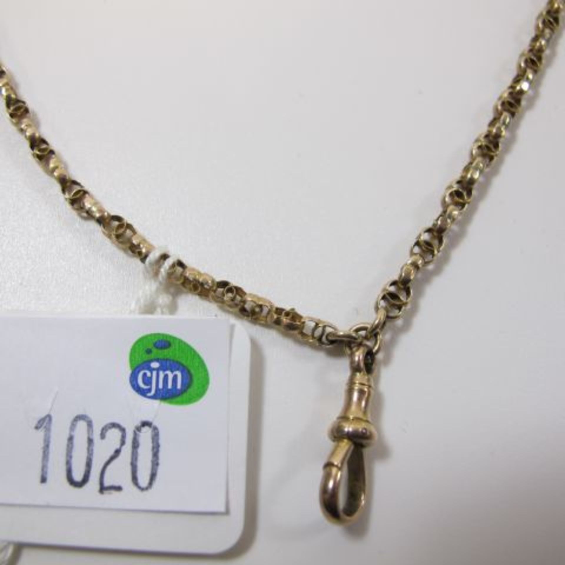 A 9ct Gold Muff Chain, 140cms, 23g (est. £200-£250) - Image 2 of 2