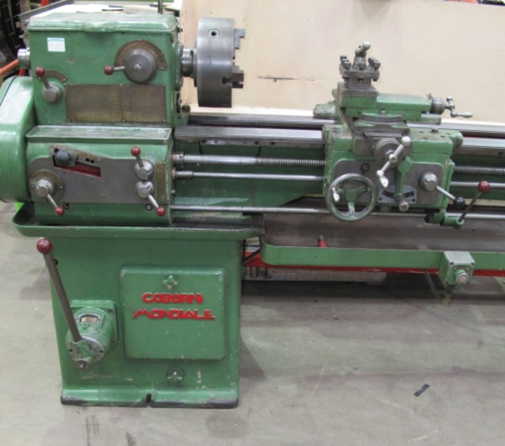 * Coborn Mondiale Gap Bed Lathe 188cm Bed c/w 3 Jaw Chuck with Internal and External Jaws, 3 Phase. - Image 2 of 4