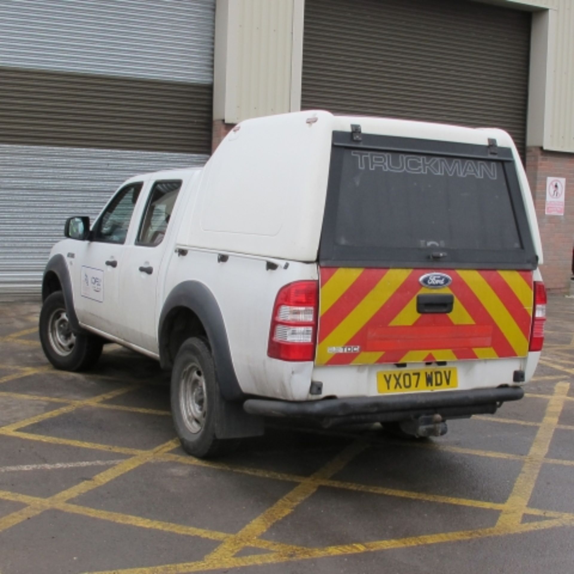 * Ford Ranger 2.5TDCI 4WD Crew Cab Pick Up with Rear Canopy & Ball Hitch, Reg YX07 WDV, - Image 2 of 9