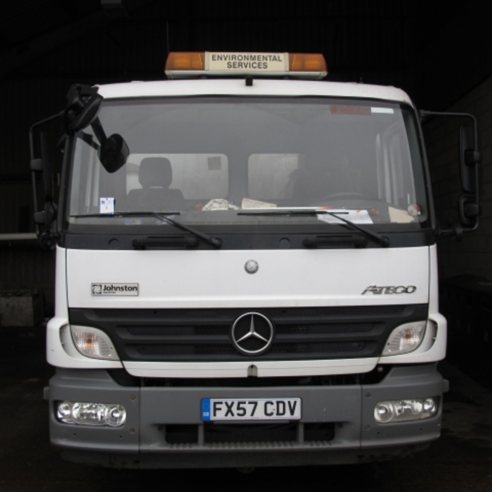 * 2007 Johnston Sweepers 650 Mercedes Atego 1518 15 Tonne Left Hand Drive Road Sweeper, Reg FX57 - Image 2 of 15