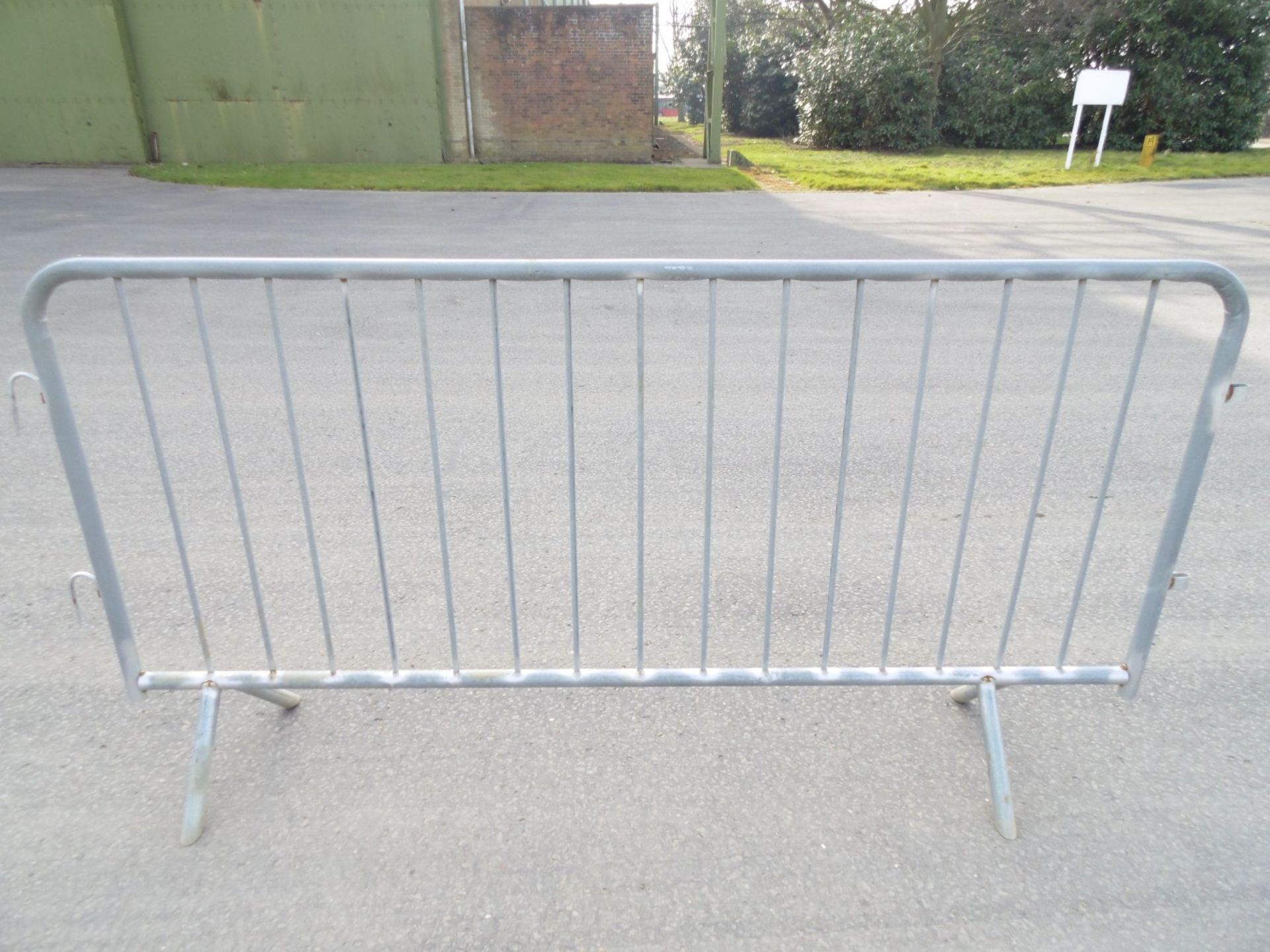 * qty 10 Crowd barriers 7ft1 long x 3ft8 height