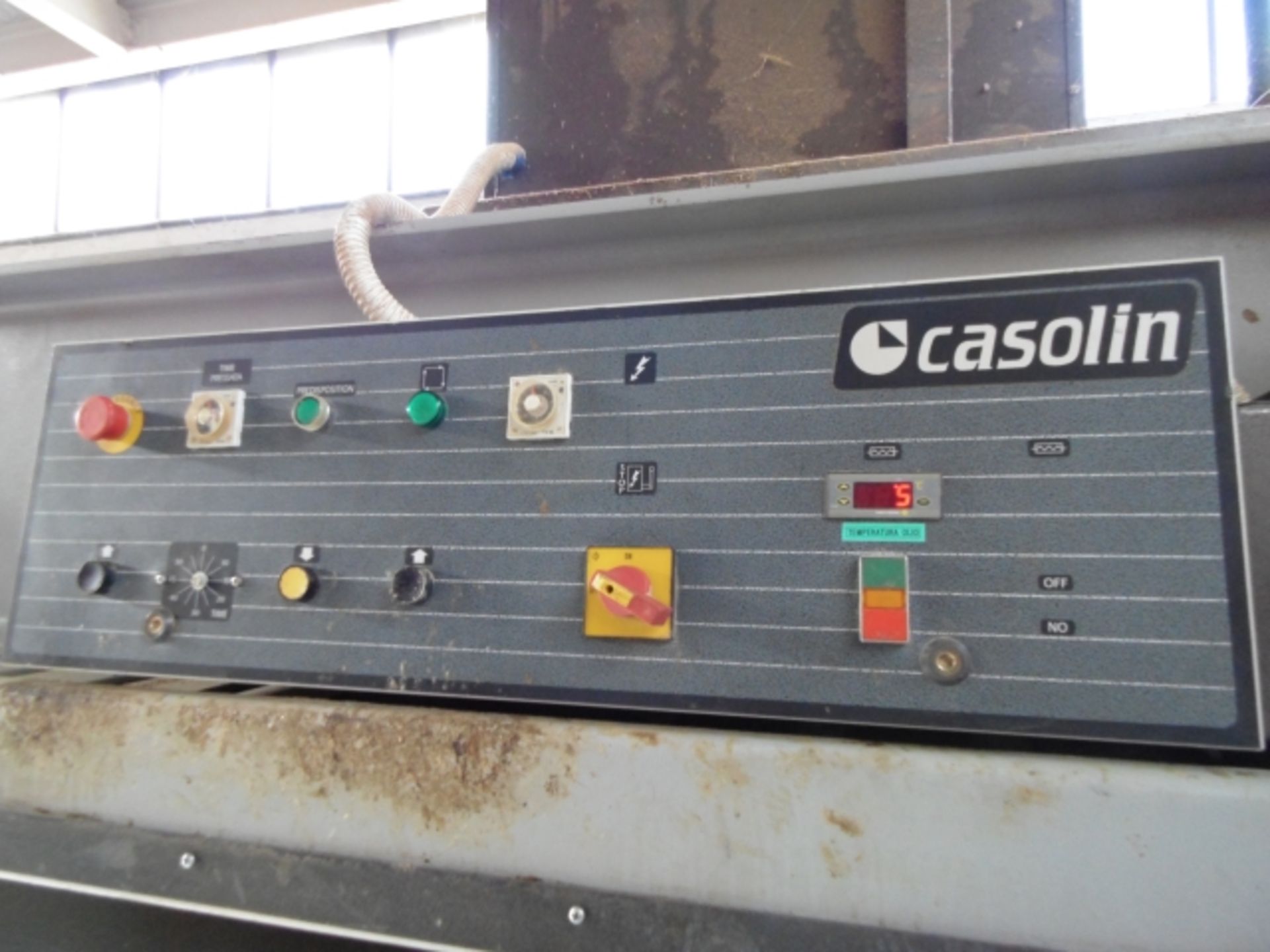 1996 CASOLIN TYPE TI 120 HYDRAULIC VENEER PRESS; BED SIZE 3000MM X 1580MM ALUMINIUM PLATES; 450MM - Image 4 of 13