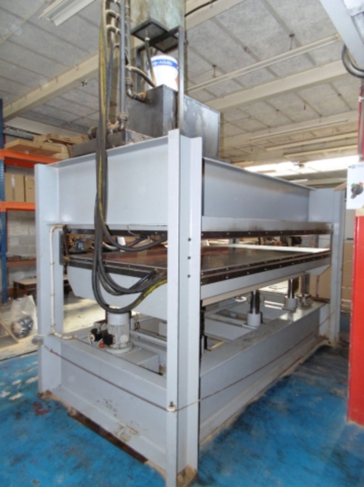 1996 CASOLIN TYPE TI 120 HYDRAULIC VENEER PRESS; BED SIZE 3000MM X 1580MM ALUMINIUM PLATES; 450MM - Image 12 of 13