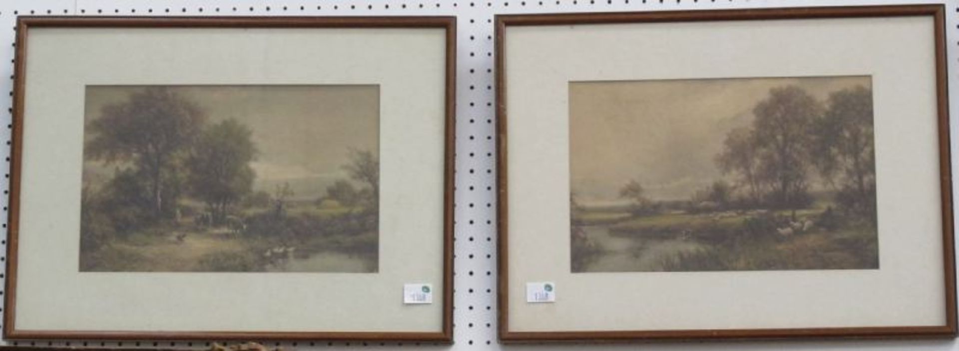 A Collection of Six Various Prints (Two With Gilt Frames, to One Include Oil Painting by H