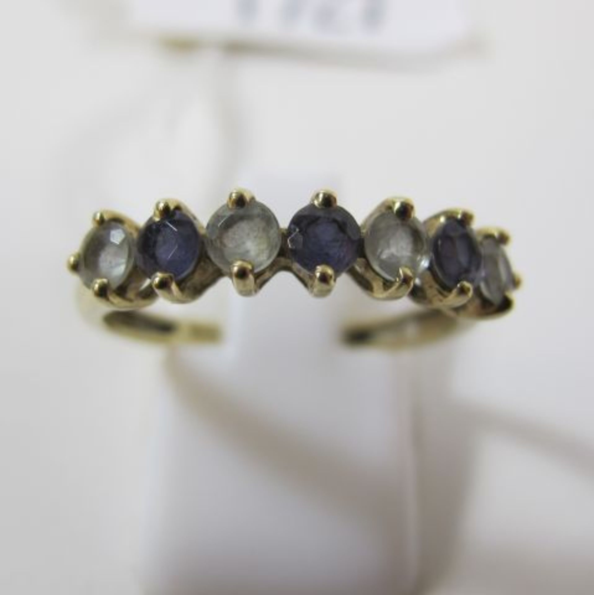 A 9ct Gold Stone Set Ring, Size P½ (est. £30-£60)