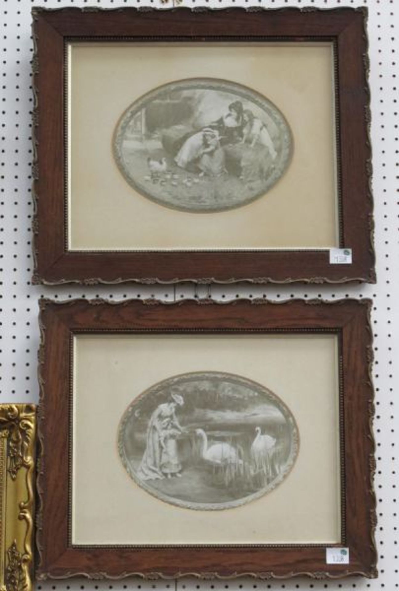 A Collection of Six Various Prints (Two With Gilt Frames, to One Include Oil Painting by H - Image 2 of 3