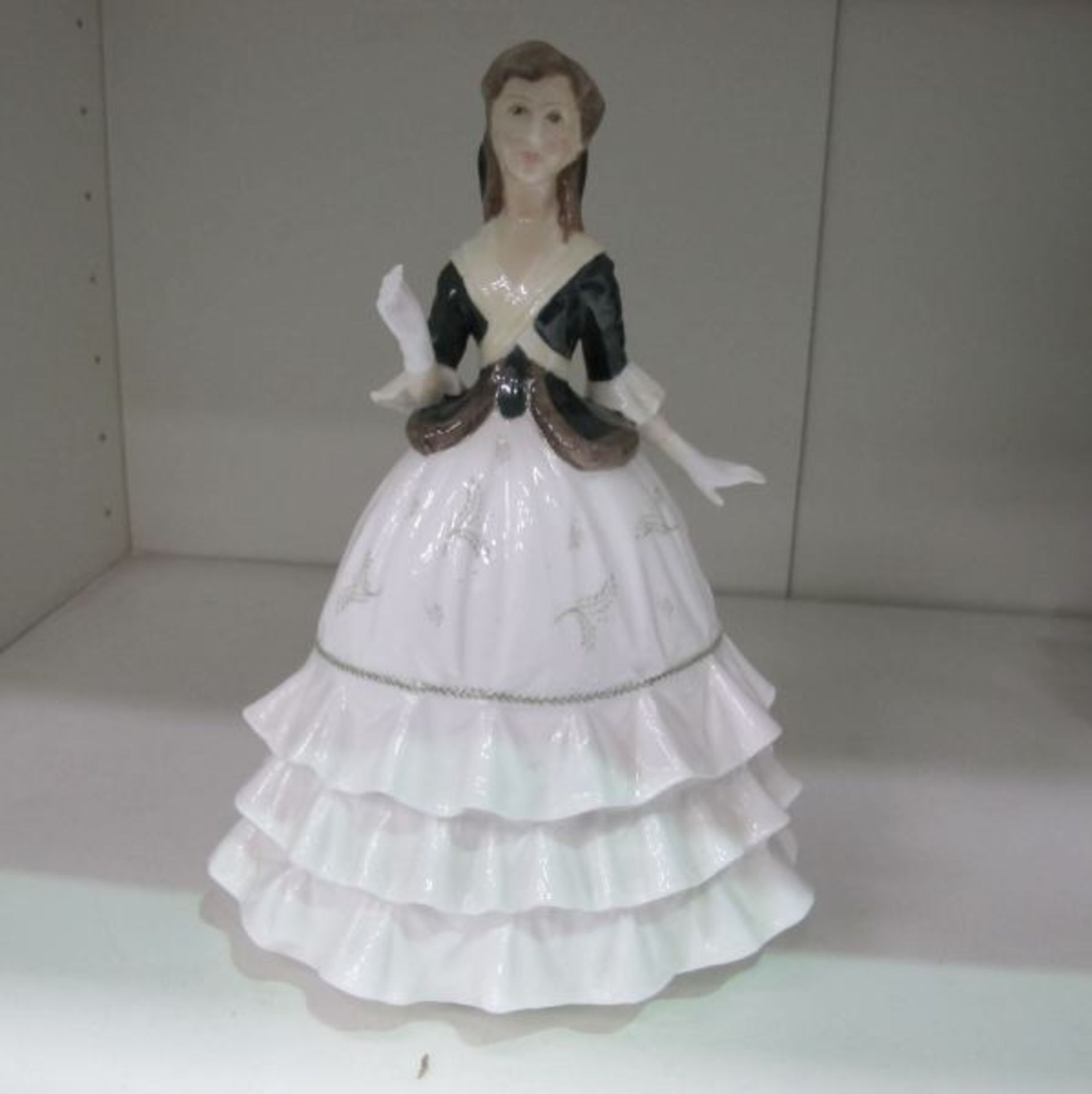 Four figurines of Ladies - Royal Worcester Debutane; Royal Doulton Wintertime and Jessica together - Image 4 of 5