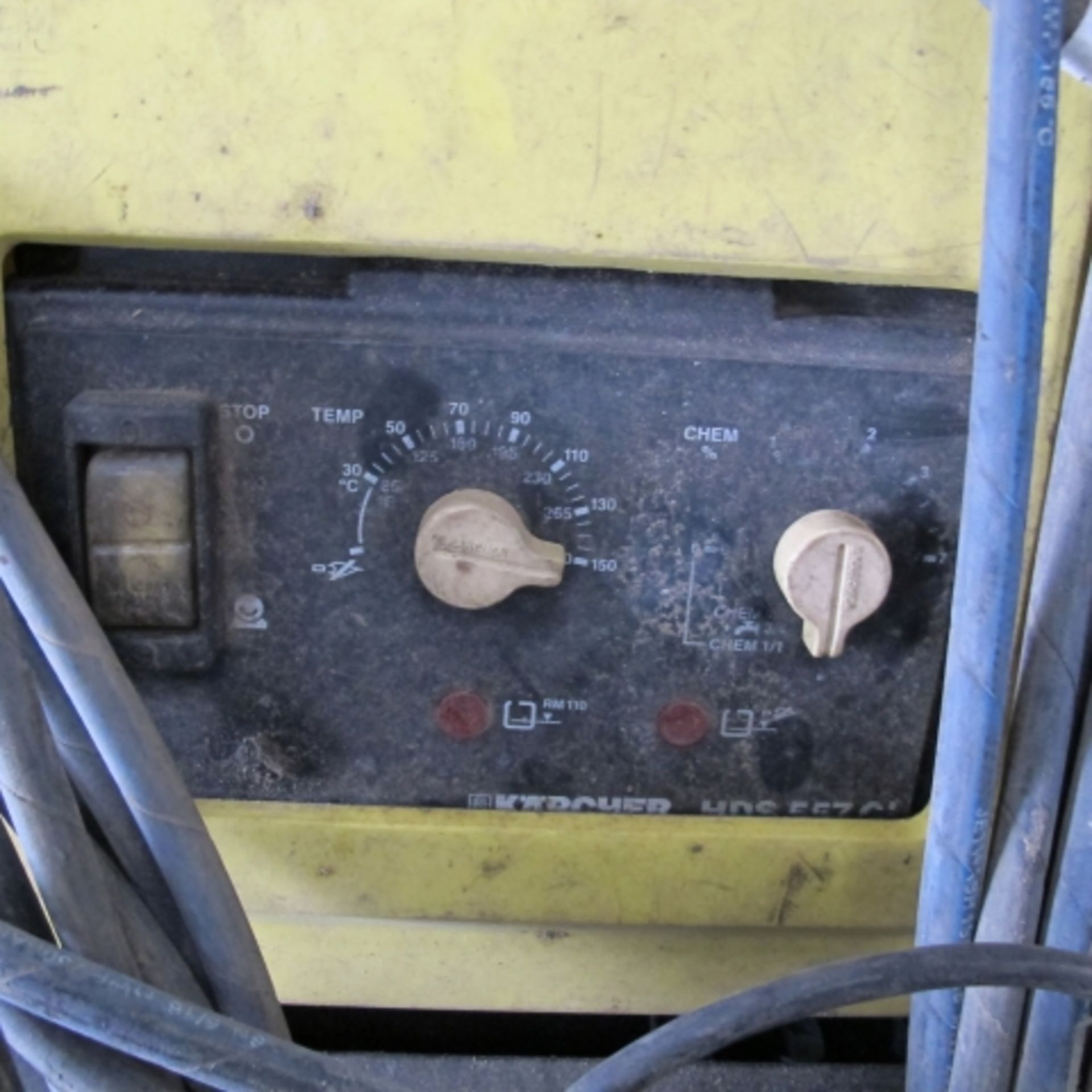 * A Karcher HDS 557 Diesel Pressure Washer c/w Hose and Gun. - Image 2 of 2