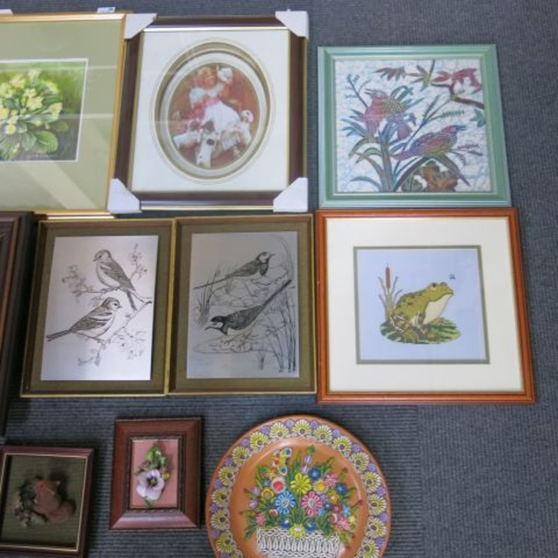 Approx Fourteen Various Framed Prints of; Flowers; Birds, etc.  (Est. £20-40) - Image 3 of 3