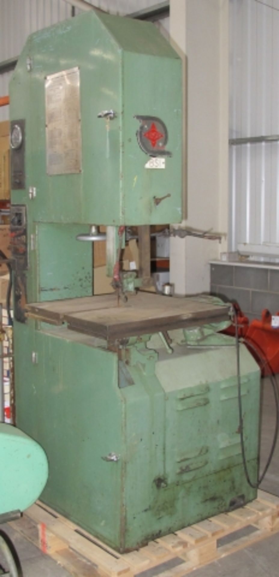 * Midsaw Standard Vertical Bandsaw, Throat 53cm x 25cm approx c/w Blade Welder, 3 Phase