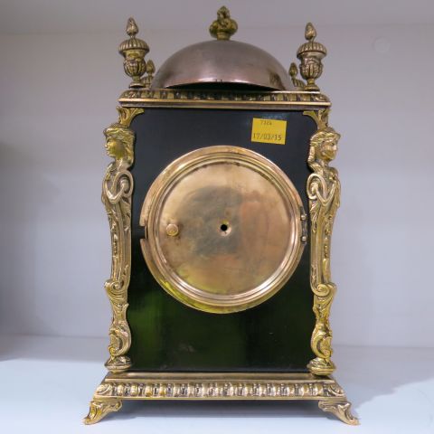 This is a Timed Online Auction on Bidspotter.co.uk, Click here to bid.  A French ebonised mantel - Image 4 of 13