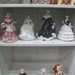 This is a Timed Online Auction on Bidspotter.co.uk, Click here to bid.  Four figurines of Ladies -