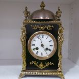 This is a Timed Online Auction on Bidspotter.co.uk, Click here to bid.  A French ebonised mantel