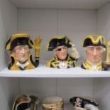 This is a Timed Online Auction on Bidspotter.co.uk, Click here to bid.  Three Royal Doulton large