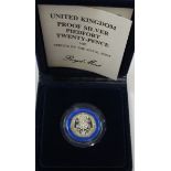 This is a Timed Online Auction on Bidspotter.co.uk, Click here to bid.  A set of six Proof Silver