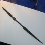 This is a Timed Online Auction on Bidspotter.co.uk, Click here to bid.  An East African Wooden Spear