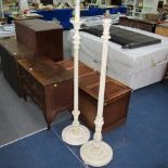 This is a Timed Online Auction on Bidspotter.co.uk, Click here to bid.  Two White and Gilt Wood